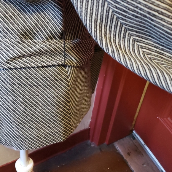Talbots Ladies Black/Gray Stripe Jacket Size 12 - Picture 9 of 16